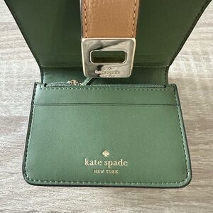 Kate Spade Green and Tan Wallet